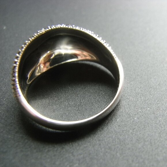 Sparkling Silver Marcasite Cortail Ring size 5 - Picture 5 of 11